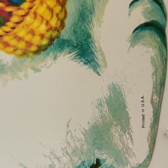 Vintage Easter Bunny Die Cut Paper Decoration USA - Picture 2 of 4